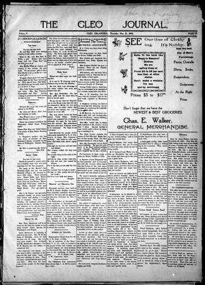 The Cleo Journal. (Cleo, Okla. Terr.), Vol. 5, No. 9, Ed. 1 Thursday, May 31, 1906