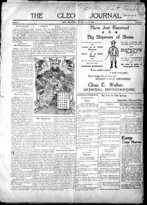 The Cleo Journal. (Cleo, Okla. Terr.), Vol. 5, No. 15, Ed. 1 Thursday, July 12, 1906