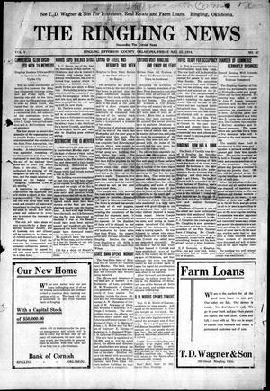 The Ringling News (Ringling, Okla.), Vol. 5, No. 48, Ed. 1 Friday, May 15, 1914