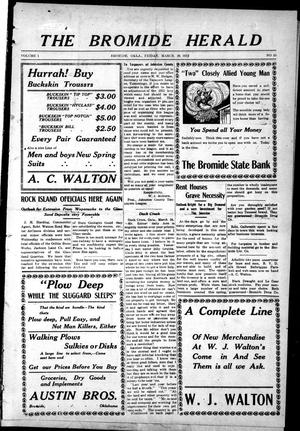 The Bromide Herald (Bromide, Okla.), Vol. 1, No. 45, Ed. 1 Friday, March 29, 1912