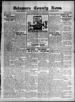 Delaware County News. (Grove, Okla.), Vol. 5, No. 40, Ed. 1 Friday, June 19, 1914