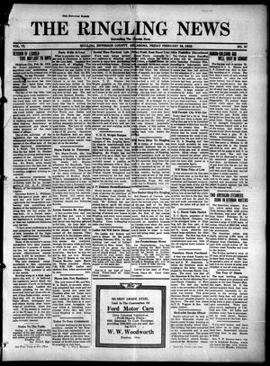 The Ringling News (Ringling, Okla.), Vol. 6, No. 37, Ed. 1 Friday, February 26, 1915