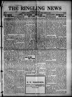The Ringling News (Ringling, Okla.), Vol. 6, No. 41, Ed. 1 Friday, March 26, 1915