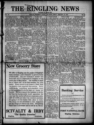 The Ringling News (Ringling, Okla.), Vol. 7, No. 36, Ed. 1 Friday, February 18, 1916
