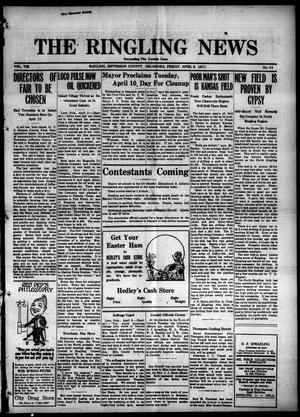 The Ringling News (Ringling, Okla.), Vol. 8, No. 43, Ed. 1 Friday, April 6, 1917