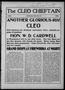 Newspaper: The Cleo Chieftain (Cleo, Okla. Terr.), Vol. 9, No. 2, Ed. 1 Friday, …