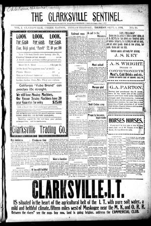 The Clarksville Sentinel. (Clarksville, Indian Terr.), Vol. 1, No. 33, Ed. 1 Thursday, September 8, 1904