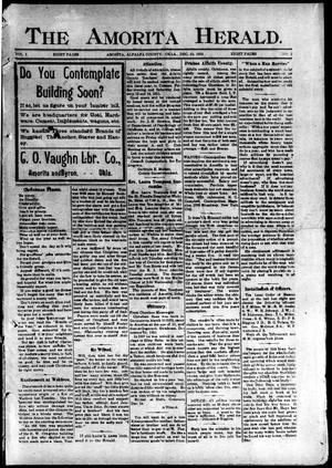 The Amorita Herald. (Amorita, Okla.), Vol. 1, No. 2, Ed. 1 Thursday, December 22, 1910