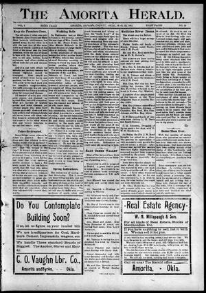 The Amorita Herald. (Amorita, Okla.), Vol. 1, No. 15, Ed. 1 Thursday, March 23, 1911