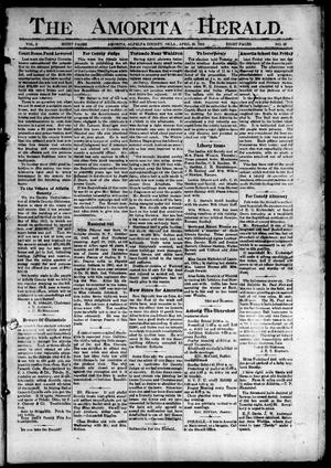 The Amorita Herald. (Amorita, Okla.), Vol. 2, No. 20, Ed. 1 Friday, April 26, 1912