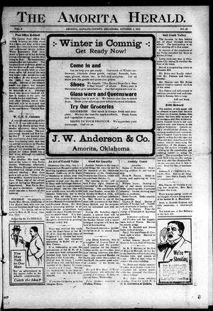The Amorita Herald. (Amorita, Okla.), Vol. 2, No. 43, Ed. 1 Friday, October 4, 1912