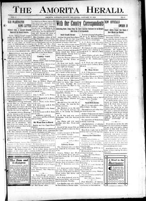 The Amorita Herald. (Amorita, Okla.), Vol. 3, No. 6, Ed. 1 Friday, January 17, 1913