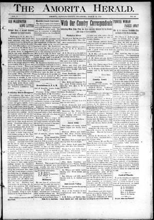 The Amorita Herald. (Amorita, Okla.), Vol. 3, No. 14, Ed. 1 Friday, March 14, 1913