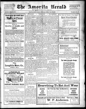 The Amorita Herald (Amorita, Okla.), Vol. 6, No. 27, Ed. 1 Friday, June 23, 1916