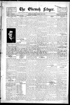 The Okemah Ledger. (Okemah, Okla.), Vol. 10, No. 25, Ed. 1 Thursday, July 13, 1916