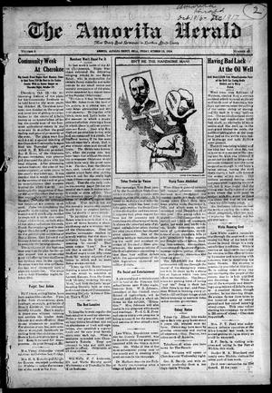 Primary view of object titled 'The Amorita Herald (Amorita, Okla.), Vol. 6, No. 43, Ed. 1 Friday, October 13, 1916'.