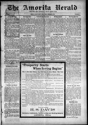 The Amorita Herald (Amorita, Okla.), Vol. 7, No. 1, Ed. 1 Friday, December 8, 1916