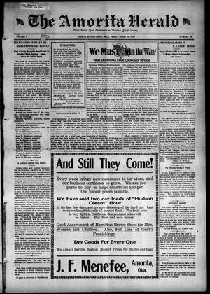 The Amorita Herald (Amorita, Okla.), Vol. 7, No. 36, Ed. 1 Friday, August 10, 1917