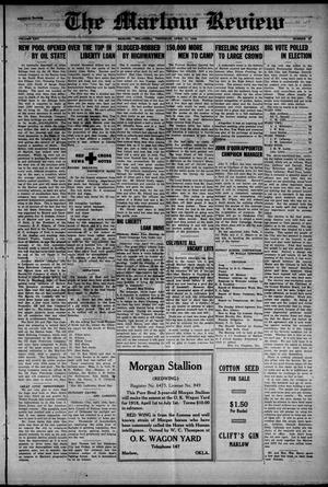 The Marlow Review (Marlow, Okla.), Vol. 25, No. 27, Ed. 1 Thursday, April 11, 1918