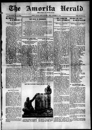 The Amorita Herald (Amorita, Okla.), Vol. 8, No. 43, Ed. 1 Friday, September 27, 1918