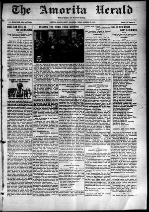 The Amorita Herald (Amorita, Okla.), Vol. 8, No. 46, Ed. 1 Friday, October 18, 1918