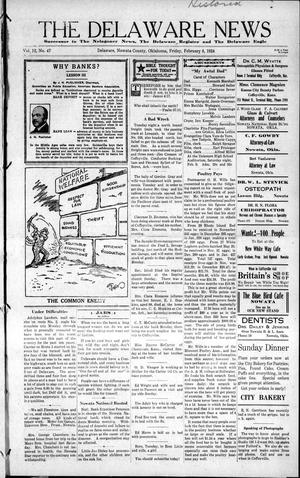 The Delaware News (Delaware, Okla.), Vol. 12, No. 47, Ed. 1 Friday, February 8, 1924