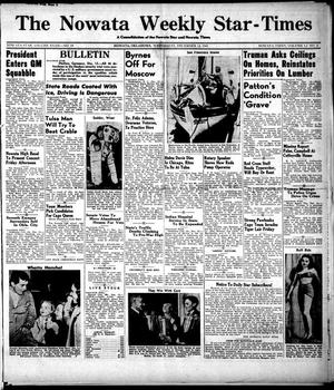 The Nowata Weekly Star-Times (Nowata, Okla.), Vol. 32, No. 18, Ed. 1 Wednesday, December 12, 1945