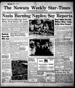 Primary view of object titled 'The Nowata Weekly Star-Times (Nowata, Okla.), Vol. 30, No. 9, Ed. 1 Wednesday, September 22, 1943'.