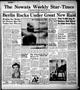 Thumbnail image of item number 1 in: 'The Nowata Weekly Star-Times (Nowata, Okla.), Vol. 30, No. 16, Ed. 1 Wednesday, November 24, 1943'.