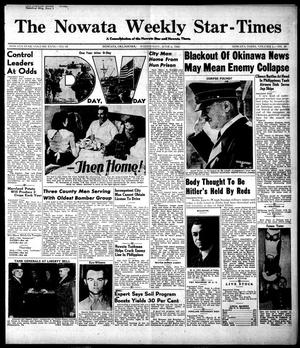 The Nowata Weekly Star-Times (Nowata, Okla.), Vol. 31, No. 43, Ed. 1 Wednesday, June 6, 1945