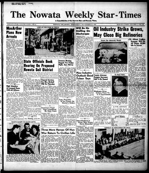 The Nowata Weekly Star-Times (Nowata, Okla.), Vol. 32, No. 6, Ed. 1 Wednesday, September 19, 1945
