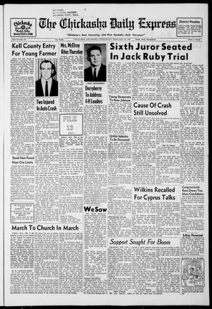 The Chickasha Daily Express (Chickasha, Okla.), Vol. 72, No. 11, Ed. 1 Wednesday, February 26, 1964