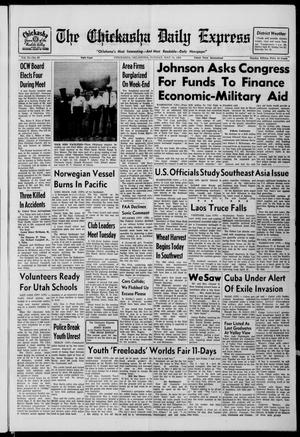 Primary view of object titled 'The Chickasha Daily Express (Chickasha, Okla.), Vol. 72, No. 82, Ed. 1 Monday, May 18, 1964'.