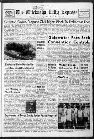 The Chickasha Daily Express (Chickasha, Okla.), Vol. 72, No. 125, Ed. 1 Tuesday, July 7, 1964
