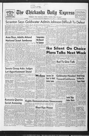 The Chickasha Daily Express (Chickasha, Okla.), Vol. 72, No. 126, Ed. 1 Wednesday, July 8, 1964