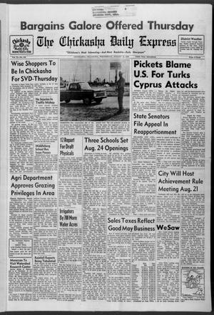 The Chickasha Daily Express (Chickasha, Okla.), Vol. 72, No. 155, Ed. 1 Wednesday, August 12, 1964