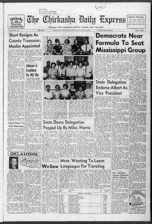 The Chickasha Daily Express (Chickasha, Okla.), Vol. 72, No. 166, Ed. 1 Tuesday, August 25, 1964