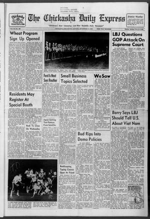 The Chickasha Daily Express (Chickasha, Okla.), Vol. 72, No. 182, Ed. 1 Sunday, September 13, 1964
