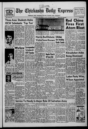 The Chickasha Daily Express (Chickasha, Okla.), Vol. 72, No. 211, Ed. 1 Friday, October 16, 1964