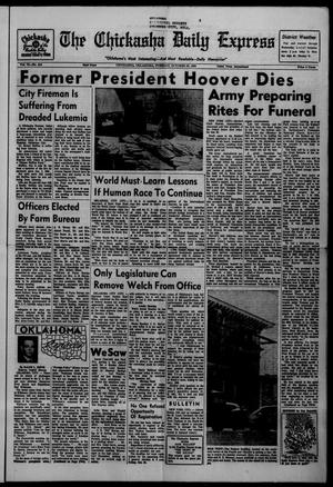 The Chickasha Daily Express (Chickasha, Okla.), Vol. 72, No. 214, Ed. 1 Tuesday, October 20, 1964