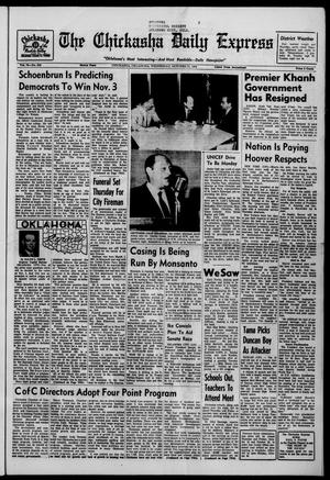 The Chickasha Daily Express (Chickasha, Okla.), Vol. 72, No. 215, Ed. 1 Wednesday, October 21, 1964