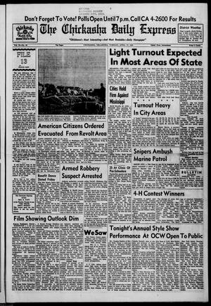 The Chickasha Daily Express (Chickasha, Okla.), Vol. 73, No. 63, Ed. 1 Tuesday, April 27, 1965