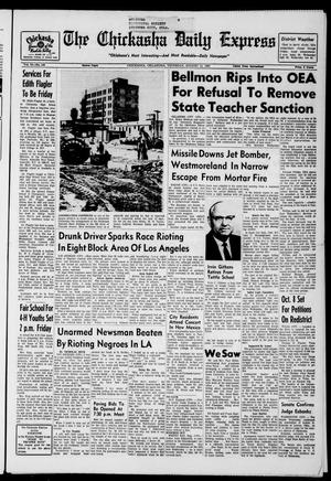 The Chickasha Daily Express (Chickasha, Okla.), Vol. 73, No. 155, Ed. 1 Thursday, August 12, 1965