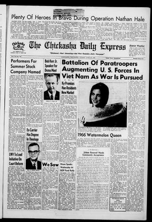 The Chickasha Daily Express (Chickasha, Okla.), Vol. 74, No. 111, Ed. 1 Saturday, June 25, 1966