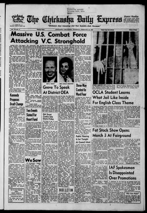 The Chickasha Daily Express (Chickasha, Okla.), Vol. 75, No. 6, Ed. 1 Thursday, February 23, 1967