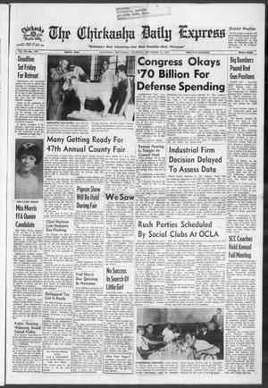 The Chickasha Daily Express (Chickasha, Okla.), Vol. 75, No. 178, Ed. 1 Thursday, September 14, 1967