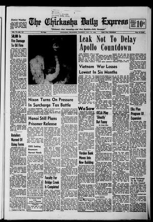 Primary view of object titled 'The Chickasha Daily Express (Chickasha, Okla.), Vol. 77, No. 121, Ed. 1 Thursday, July 10, 1969'.