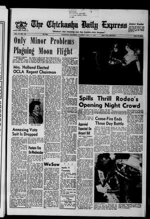 Primary view of object titled 'The Chickasha Daily Express (Chickasha, Okla.), Vol. 77, No. 127, Ed. 1 Thursday, July 17, 1969'.
