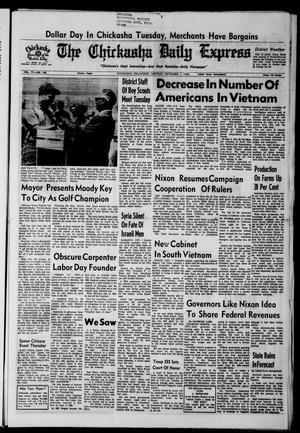 The Chickasha Daily Express (Chickasha, Okla.), Vol. 77, No. 166, Ed. 1 Monday, September 1, 1969