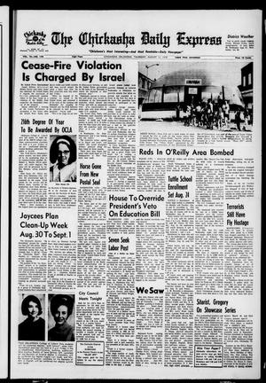Primary view of object titled 'The Chickasha Daily Express (Chickasha, Okla.), Vol. 78, No. 149, Ed. 1 Thursday, August 13, 1970'.